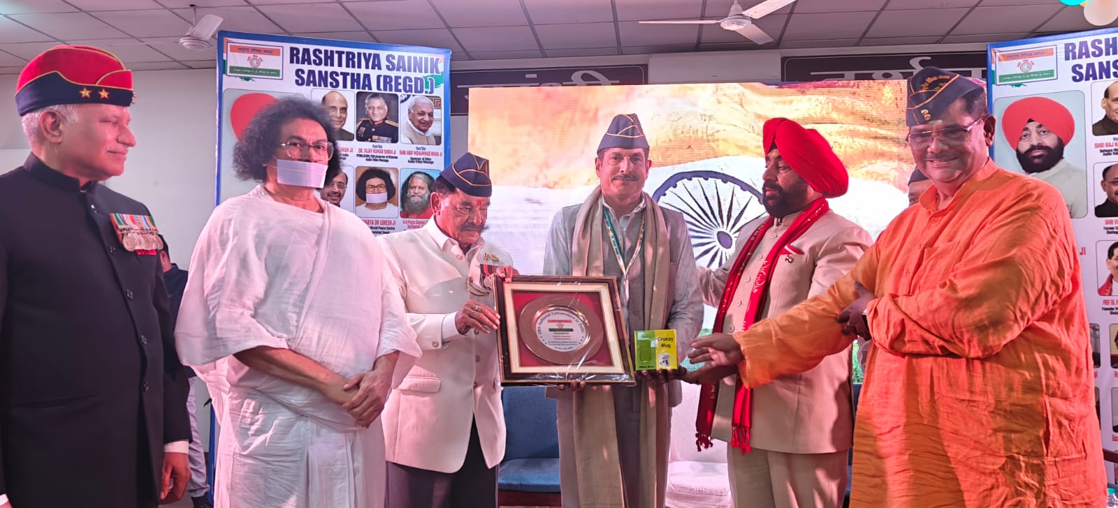 राष्ट्रीय सैनिक संस्था के राष्ट्रीय अधिवेशन में देश की आंतरिक सुरक्षा का संकल्प लिया