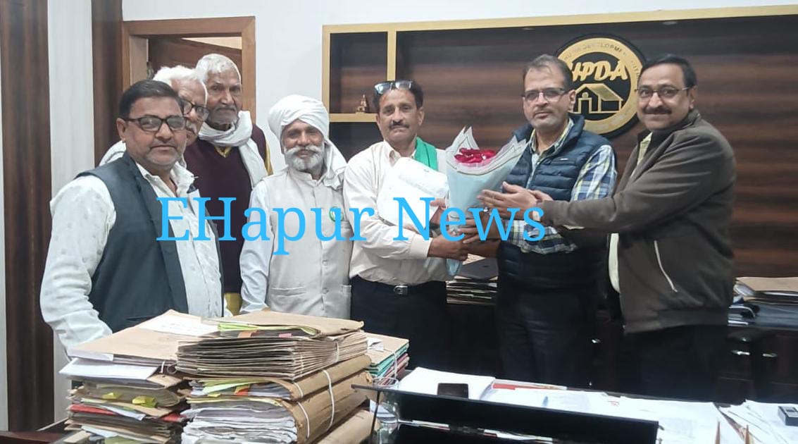 किसानों ने एचपीडीए का आभार जताया, प्रदान किया प्रशंसा पत्र